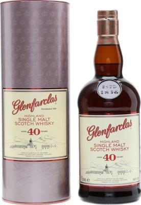 Glenfarclas Tube 40yo Sherry Cask 46% 700ml