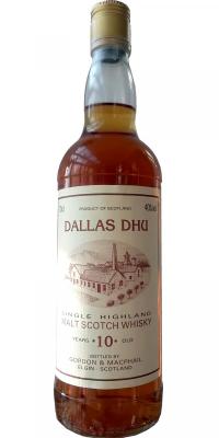 Dallas Dhu 10yo GM Licensed Bottling 40% 700ml
