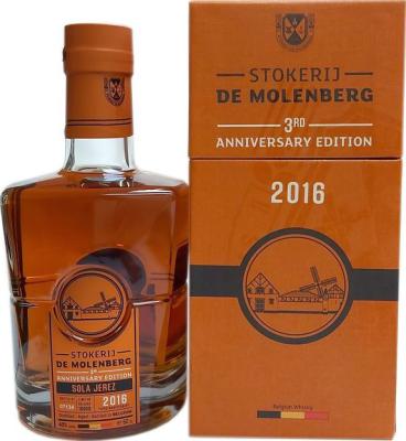 Stokerij de Molenberg Sola sherry 3rd Anniversary Edition 46% 500ml
