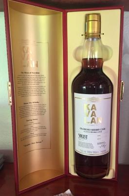 Kavalan Solist Oloroso Sherry S120621043A 59.4% 1000ml