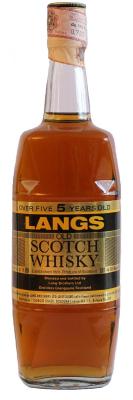 Langs 5yo Old Scotch Whisky Giorgio Gnudi Bologna Italy 40% 750ml