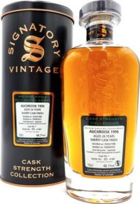 Auchroisk 1996 SV Cask Strength Collection Hogshead + Fresh Sherry Butt Finish 48.7% 700ml