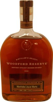 Woodford Reserve Distillers Select new american oak Manitoba Liquor Marts 45.2% 1000ml