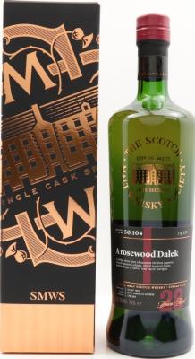 Bladnoch 1990 SMWS 50.104 a rosewood Dalek Refill Ex-Bourbon Barrel 51.3% 700ml