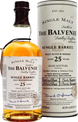 Balvenie 1974 Single Barrel Cask no.11916 25yo 46.9% 700ml