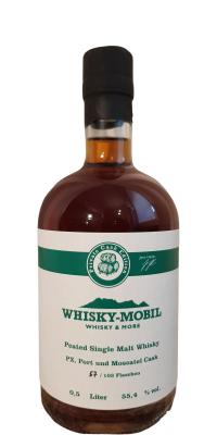 Peated Single Malt Whisky Px Port und Moscatel Cask Privat Cask Edition Hogshead & Butt HV Jens Heiler 55.4% 500ml