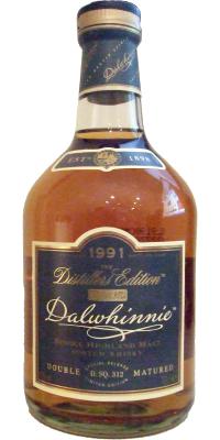 Dalwhinnie 1991 The Distillers Edition Double Matured Oloroso Casks 43% 700ml