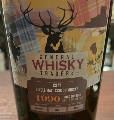 Islay Single Malt Scotch Whisky 1990 TLDC General Whisky Traders Bourbon Barrel 52.4% 700ml