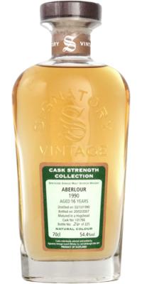 Aberlour 1990 SV Cask Strength Collection #101766 54.4% 700ml