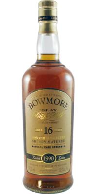 Bowmore 1990 Sherry Matured Limited Edition Sherry Cask Finish 53.8% 750ml