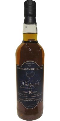 Glencadam 2012 WcL 10yo Whiskyclub Lichtenstein Sherry Hogshead 51.6% 700ml
