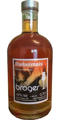 Broger Vorarlberger Riebelmais 100% Vorarlberger Riebelmais-Whisky L RM-09 42% 700ml