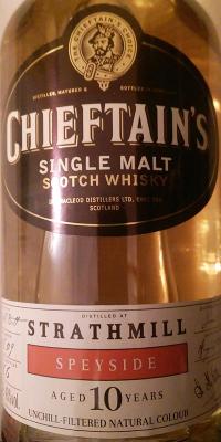 Strathmill 1996 IM Chieftain's Refill Butt 1809 43% 700ml