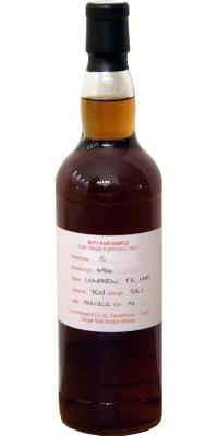 Longrow 2002 Duty Paid Sample For Trade Purposes Only Fresh Sherry Hogshead Rotation 484 53.1% 700ml