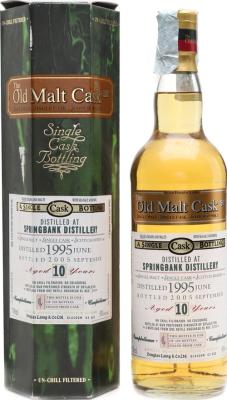 Springbank 1995 DL Old Malt Cask Refill Hogshead 50% 700ml