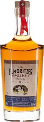 St. Moritzer 2012 Sherry Cask Noldi Keiser Baar 45.8% 700ml