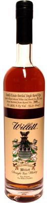 Willett 8yo Family Estate Bottled Single Barrel Rye #1401 58.8% 750ml