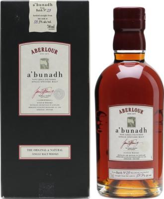 Aberlour A'bunadh batch #29 59.9% 700ml