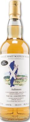 Aultmore 2008 WSM Single Cask Limited Edition Bottling Butt Ermuri 46% 700ml