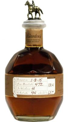 Blanton's Straight from the Barrel #4 Charred American White Oak Barrel 472 65.7% 700ml