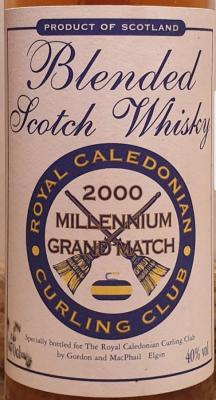Blended Scotch Whisky The Royal Caledonian Curling Club GM 40% 700ml