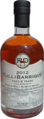 Tullibardine 2012 PDnl TulliBarrique PD:TE.01 #653535 59.1% 700ml