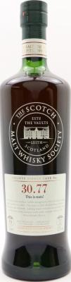 Glenrothes 1997 SMWS 30.77 This is nuts Refill Ex-Sherry Butt 57.7% 700ml