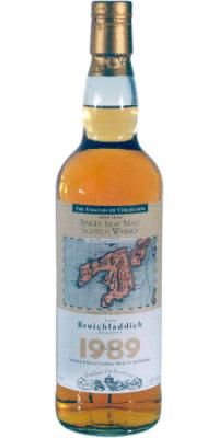 Bruichladdich 1989 SW Old Maps of Scotland 44% 700ml