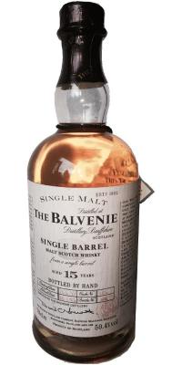Balvenie 15yo Single Barrel #106 50.4% 700ml