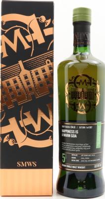 Paul John 2014 SMWS 134.6 Happiness is a warm Goa 2nd Fill Ex-Bourbon Barrel 58.5% 700ml