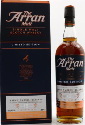 Arran 1996 Arran Angels Reserve Limited Edition Ex-Oloroso Sherry Hogshead 51.1% 700ml