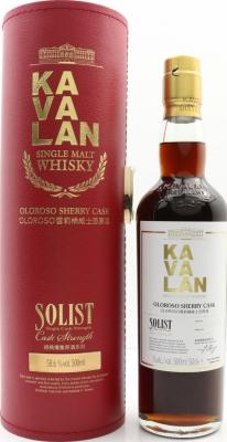 Kavalan Solist Oloroso Sherry S100303045A 58.6% 500ml