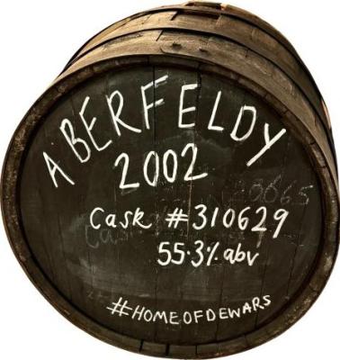 Aberfeldy 2002 Distillery Cask 55.3% 700ml