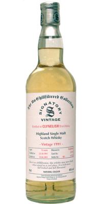Clynelish 1991 SV The Un-Chillfiltered Collection #12724 46% 700ml