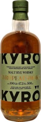 Kyro Peat Smoke Malt Rye Whisky 47.2% 500ml