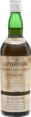Laphroaig 10yo Pure Malt Scotch Whisky Imported by Filippi Fausto 43% 750ml