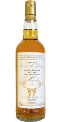 Caol Ila 1991 MT Member Bottling Bourbon 52.5% 700ml