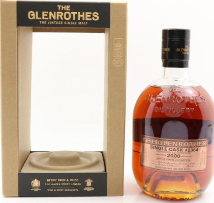 Glenrothes 2000 Single Cask Sherry Butt #2364 UK Exclusive 58.7% 700ml