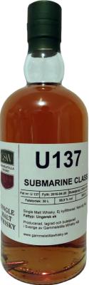 Gammelstilla 2016 U137 Submarine Class Hungarian Oak 58.9% 500ml