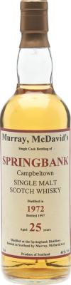 Springbank 1972 MM 46% 700ml