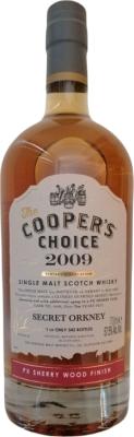 Secret Orkney 2009 VM The Cooper's Choice American Oak PX Sherry Finish #9496 57.5% 700ml