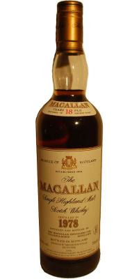 Macallan 1978 Sherrywood Baron Philippe de Rothschild 43% 700ml