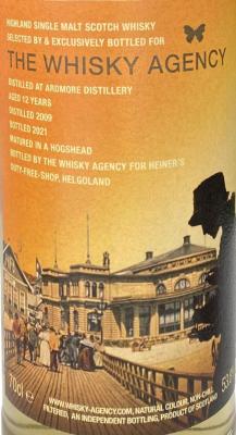 Ardmore 2009 TWA Heiner's Duty Free Shop Helgoland 53.8% 700ml