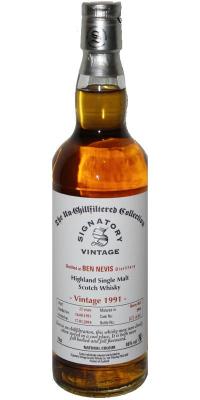 Ben Nevis 1991 SV The Un-Chillfiltered Collection Sherry Butt #2908 46% 700ml