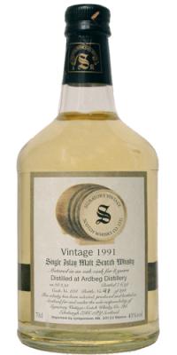 Ardbeg 1991 SV Vintage Collection Dumpy Oak Cask #628 43% 700ml