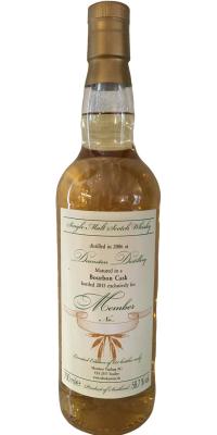 Deanston 2006 MT Member Bottling Bourbon Cask 58.7% 700ml