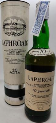 Laphroaig 10yo Spain Import by Larios S.A 43% 750ml