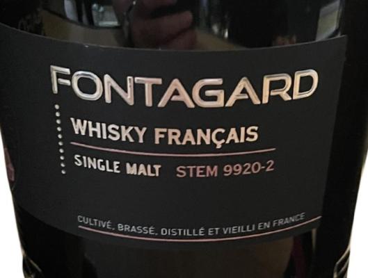 Fontagard Stem 9920-2 1yo Cognac 2yo St Emilion Grand Cru Red Wine 44% 700ml