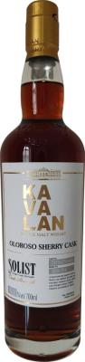 Kavalan Solist Oloroso Sherry Cask Oloroso Sherry 53.2% 700ml