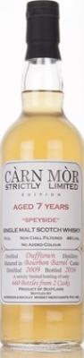 Dufftown 2009 MMcK Carn Mor Strictly Limited Edition 46% 700ml